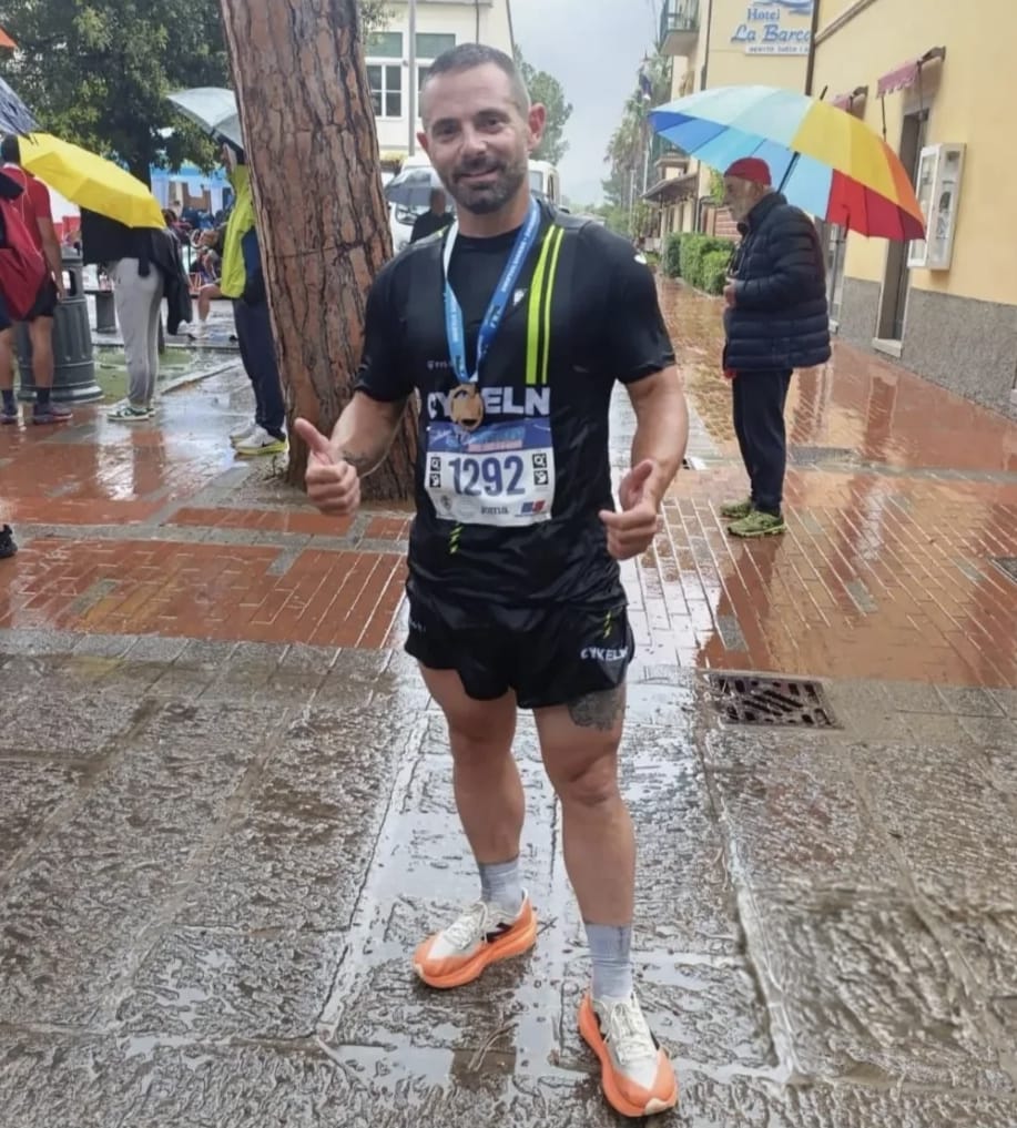 Nico Vivarelli al debutto nel running sulla 10K all'Isola d'Elba