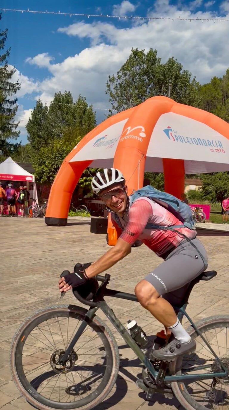 Leonardo Piu racconta la sua giornata sul percorso da 130 km della SpoletoNorcia Gravel 2026
